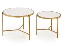 Sofabordssæt Houston 1867 (Hvid marmor)