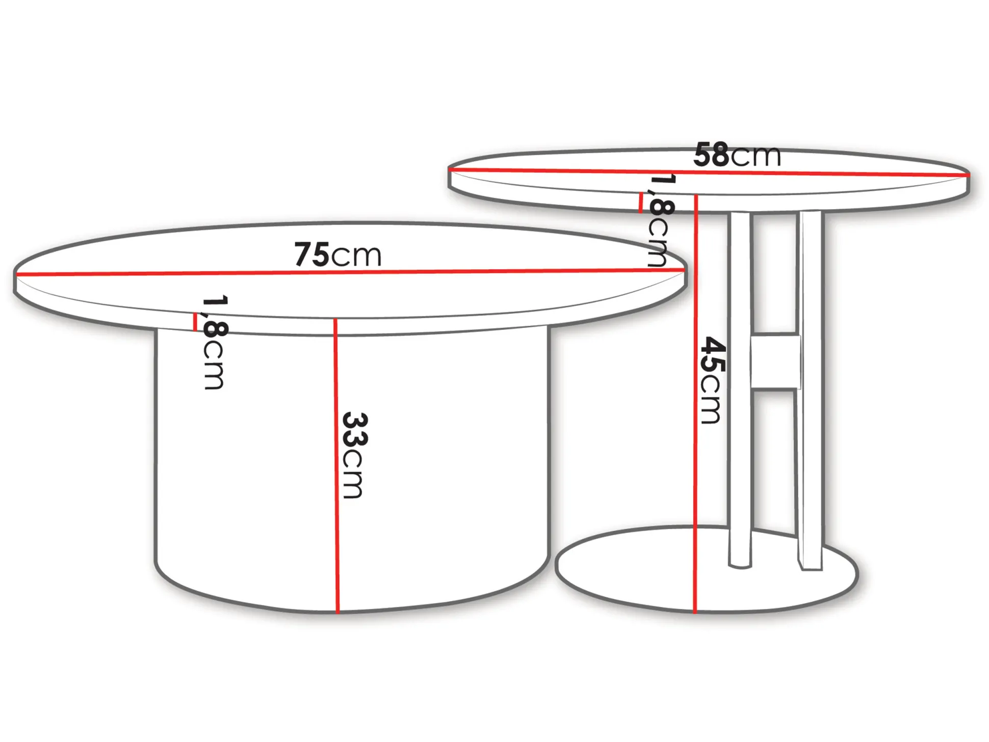 Sofabordssæt Oswego 160 (Egetræ)