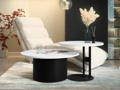 Sofabordssæt Oswego 159 (Hvid)