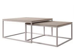 Sofabordssæt Oswego 133 (Lyst træ + Kashmir)