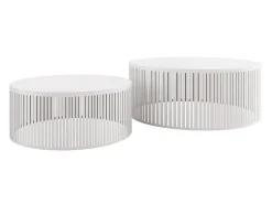 Sofabordssæt Prunis (Hvid)