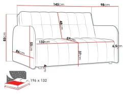 Sovesofa Aquarin III (Paros 3)