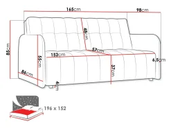 Sovesofa Aquarin IV (Kronos 22)