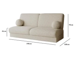 Sovesofa Bluefield 100