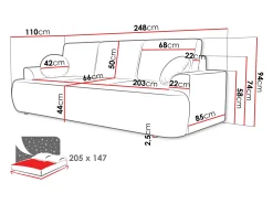 Sovesofa Bountiful 104 (Lima 50)