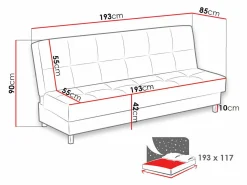 Sovesofa Columbus 107 (Kronos 34)