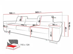 Sovesofa Comfivo Vinetum (Manila 02)