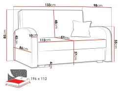 Sovesofa Galona II (Mono 244 + Sorriso 4)