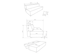 Sovesofa Kingston 185 (Tilia 01)