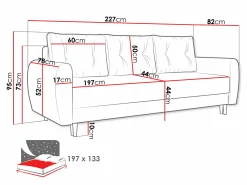 Sovesofa Memphis 143 (Itaka 10)