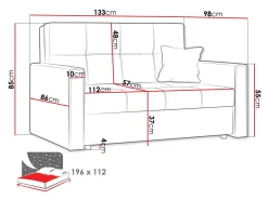 Sovesofa Nuvora II (Spirit 11)