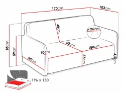 Sovesofa Poetal IV (Velo 623)