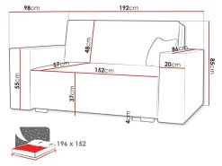 Sovesofa Serora IV (Neve 34)