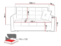 Sovesofa Seruna III (Tatum 279)