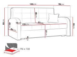 Sovesofa Silona III (Kronos 19)