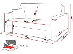 Sovesofa Solrin III (Tilia 86)