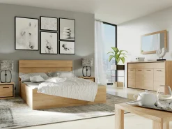 Soveværelsessæt Etrmoni 122 (Lyst træ)