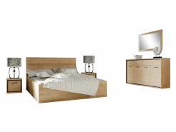 Soveværelsessæt Etrmoni 122 (Lyst træ)
