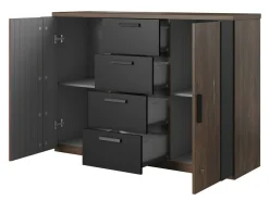 Soveværelsessæt Felelie 108 (Mørk flagstaf eg + Kobber)