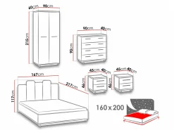 Soveværelsessæt Morlira 117
