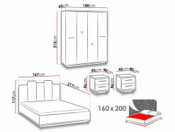 Soveværelsessæt Morlira 118