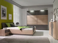 Soveværelsessæt Murrieta 151 (San remo eg + Grå)