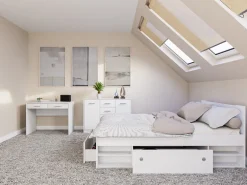 Soveværelsessæt Novsore 156 (Hvid)