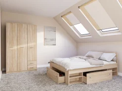 Soveværelsessæt Novsore 158 (Sonoma eg)