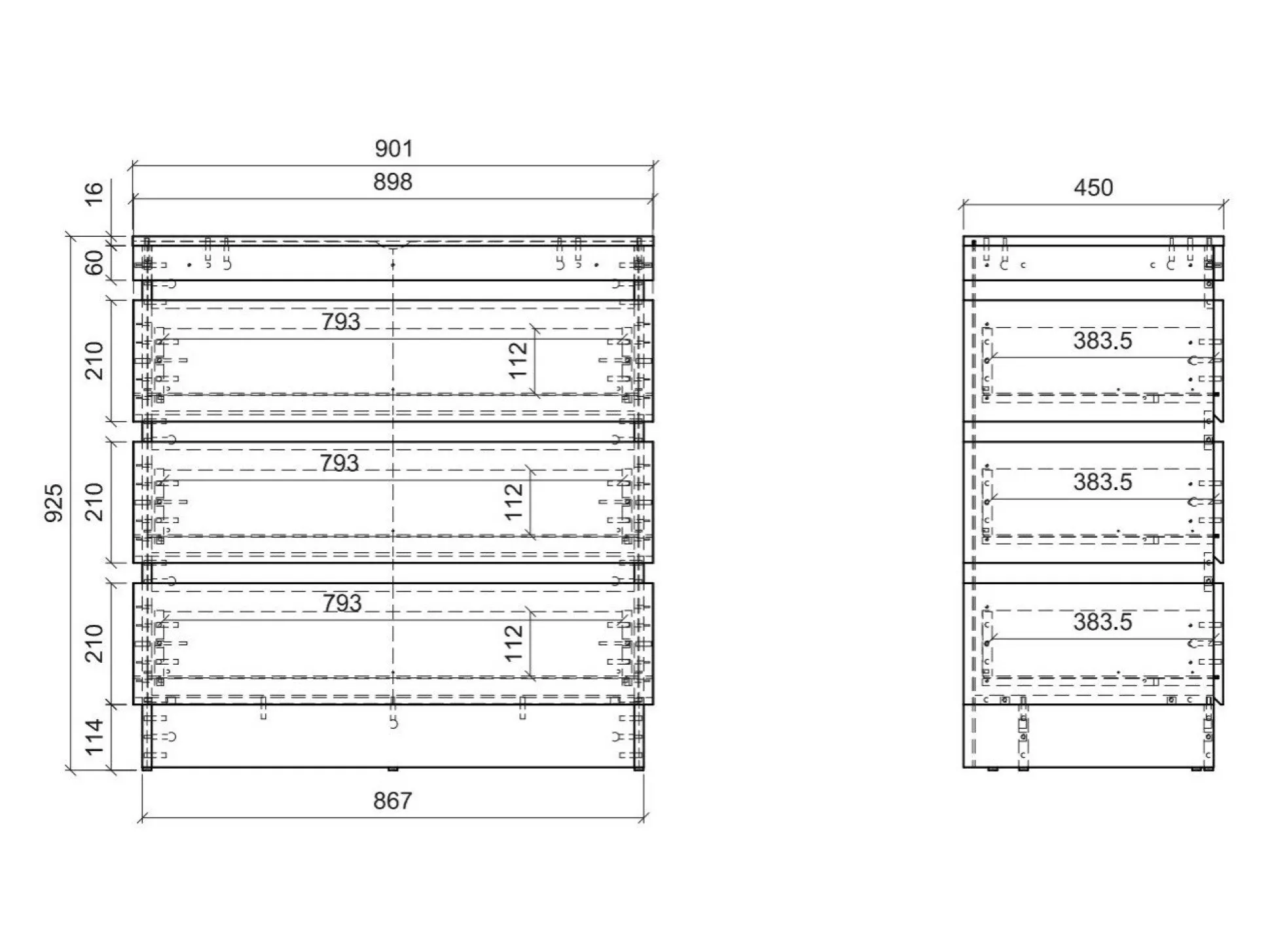 Soveværelsessæt Numeri 125