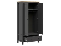 Soveværelsessæt Sordoro 123 (Grafit + Artisan eg)