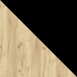 Spisestuesæt Edmond 121 (Craft gylden eg + Sort)