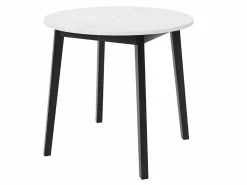 Spisestuesæt Edmond 119 (Hvid + Sort)