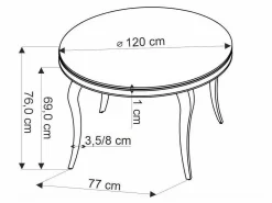 Spisestuesæt Houston 1828 (Hvid marmor + Grå)