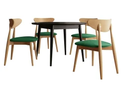 Spisestuesæt Racine 134 (Sort)