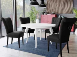 Spisestuesæt Racine 142 (Sort)