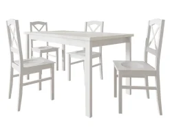Spisestuesæt Victorville 286 (Hvid)