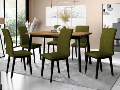 Spisestuesæt Victorville 322 (Sort)