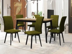 Spisestuesæt Victorville 326 (Sort)