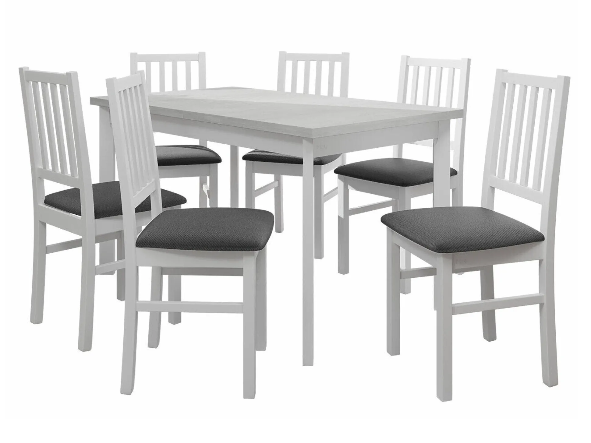 Spisestuesæt Victorville 264 (Hvid)