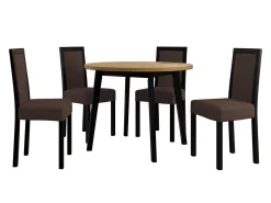 Spisestuesæt Victorville 306 (Sort)