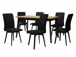 Spisestuesæt Victorville 292 (Artisan eg + Sort)