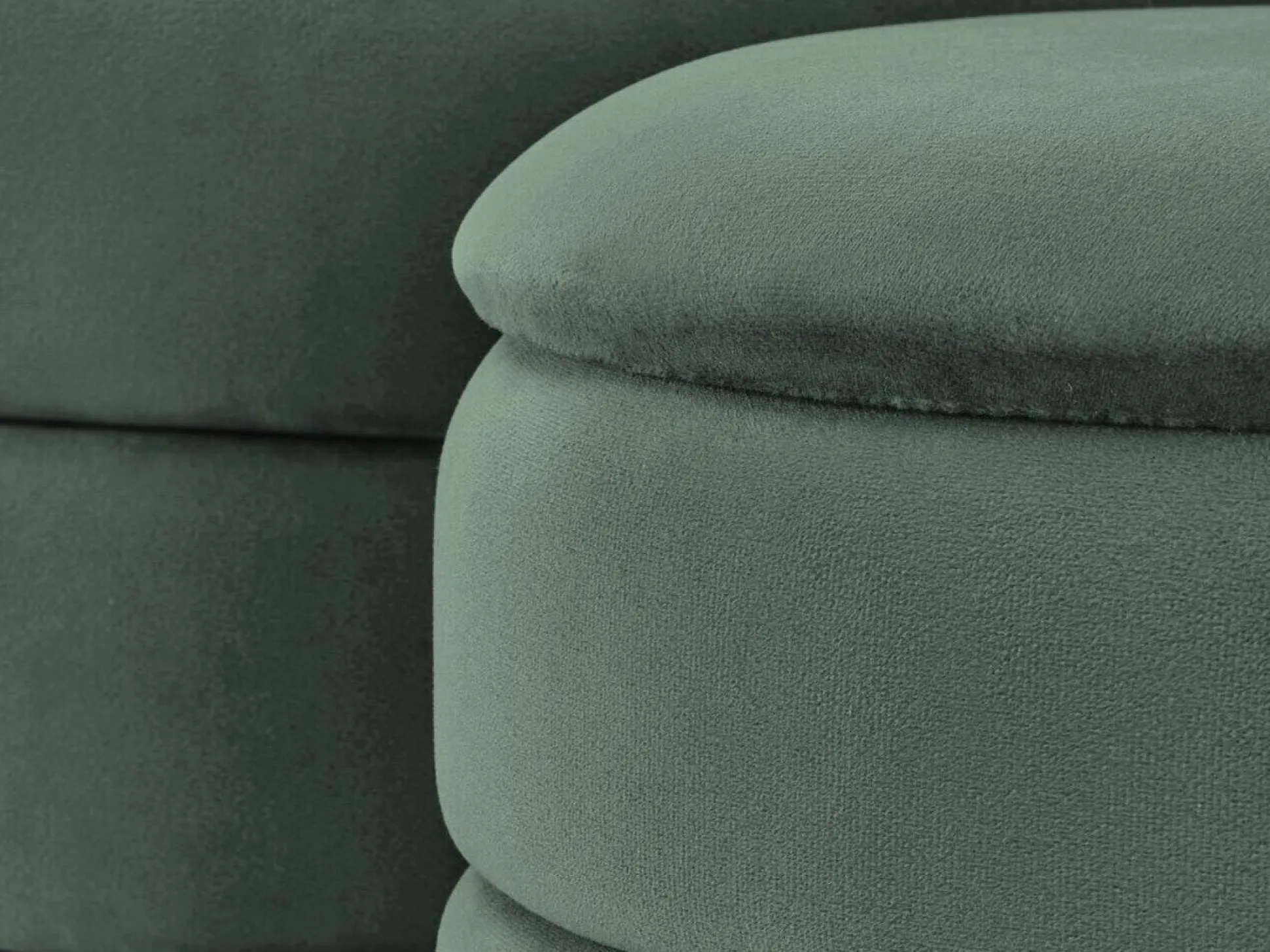 Sæt puffer Houston 1780 (Grøn)