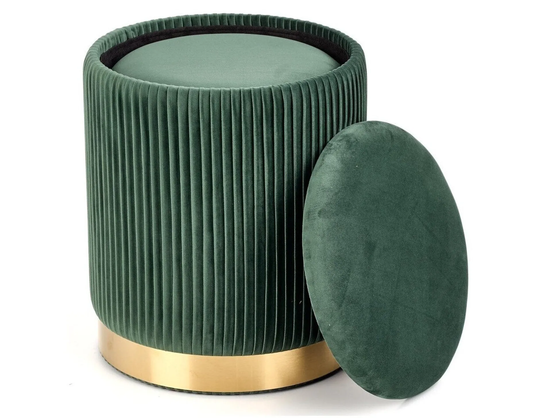 Sæt puffer Houston 1153 (Mørkegrøn)