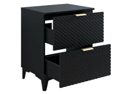 Stående badeværelseskab til håndvask Liretu 101 (Sort)