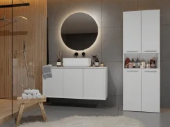 Stående badeværelsesskab Nolmaru 103 (Hvid)