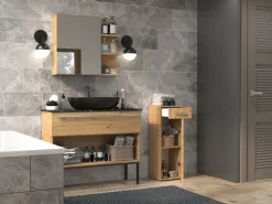 Stående badeværelsesskab Nolmaru 109 (Artisan eg)