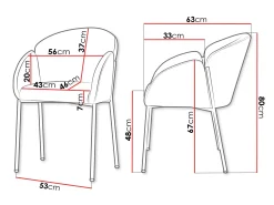 Stol Comfivo Hilaritas XVI (Sort)