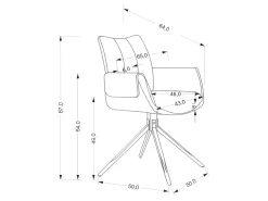 Stol Houston 1920 (Beige)