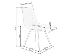 Stol Houston 899 (Beige + Sort)