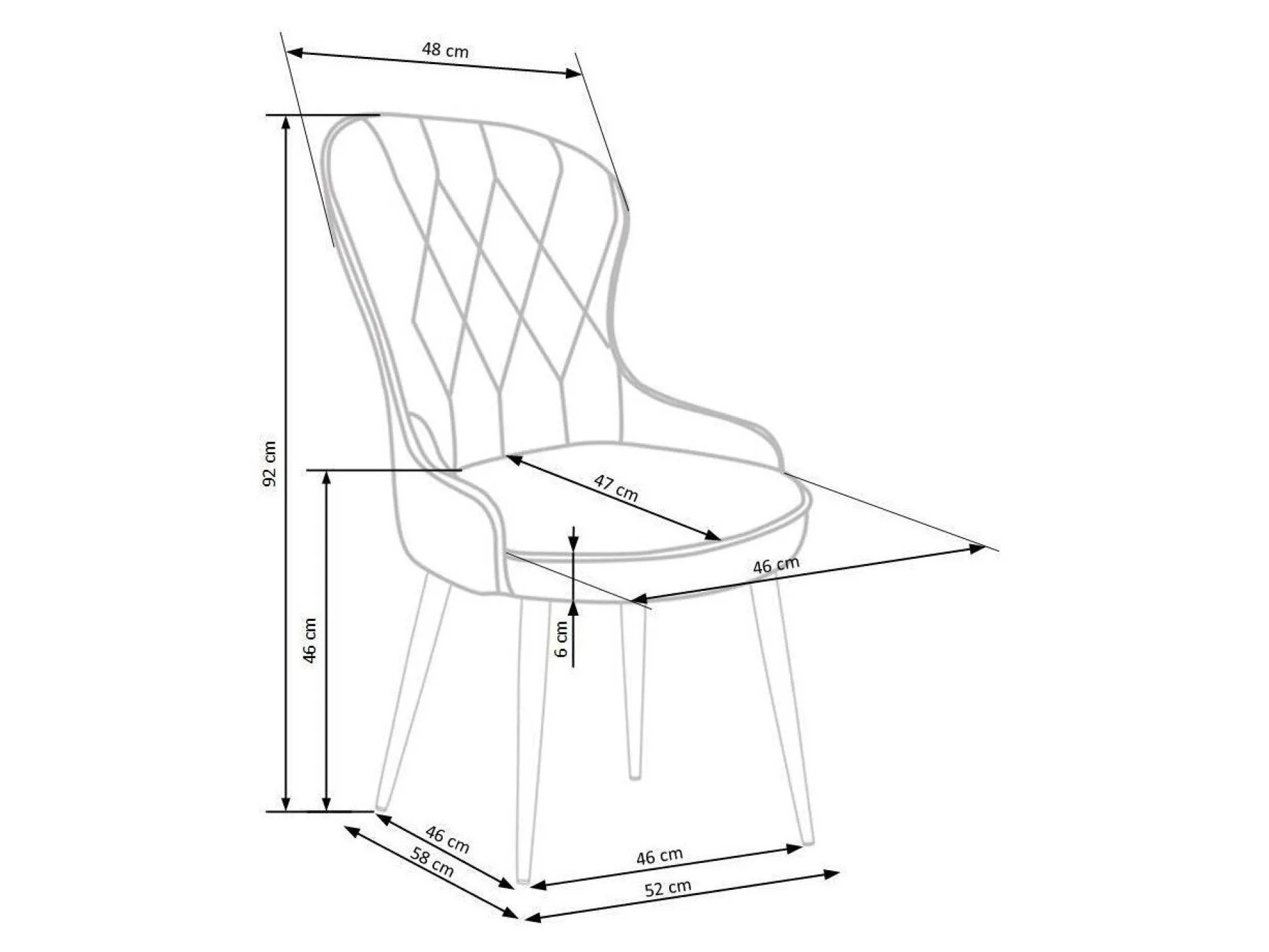 Stol Houston 734 (Bordeaux)